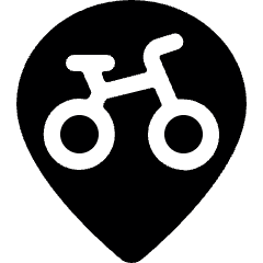 Style Three Pin Bicycle Icon from Ultimate Bold Set