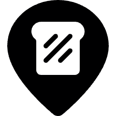 Style Three Pin Bread Slice Icon from Ultimate Bold Set