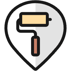 Style Three Pin Brush Icon from Ultimate Colors Set