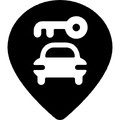 Style Three Pin Car Key Icon from Ultimate Bold Set