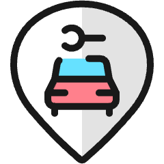 Style Three Pin Car Repair Icon from Ultimate Colors Set