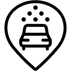 Style Three Pin Car Wash Icon from Ultimate Light Set