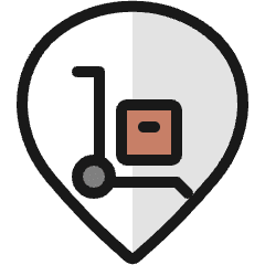 Style Three Pin Cargo Icon from Ultimate Colors Set