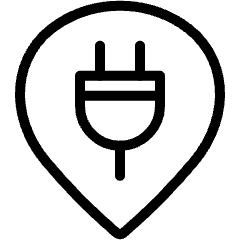 Style Three Pin Charging Cable Icon from Ultimate Light Set