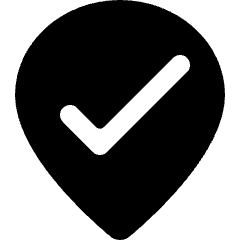 Style Three Pin Check Icon from Ultimate Bold Set
