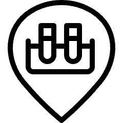 Style Three Pin Chemistry Epruvette Icon from Ultimate Light Set