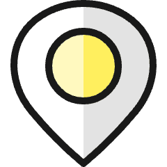 Style Three Pin Circle Icon from Ultimate Colors Set