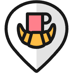 Style Three Pin Croissant Icon from Ultimate Colors Set