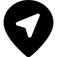 Style Three Pin Direction Arrow Icon from Ultimate Bold Set