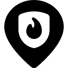 Style Three Pin Fire Icon from Ultimate Bold Set