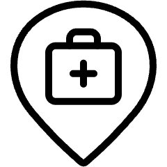 Style Three Pin First Aid Icon from Ultimate Light Set
