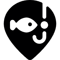 Style Three Pin Fishing Icon from Ultimate Bold Set