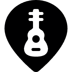 Style Three Pin Guitar Icon from Ultimate Bold Set