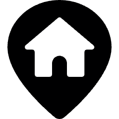 Style Three Pin Home Icon from Ultimate Bold Set