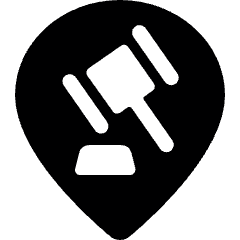 Style Three Pin Judge Icon from Ultimate Bold Set