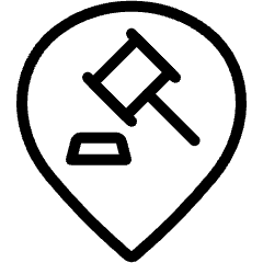 Style Three Pin Judge Icon from Ultimate Light Set