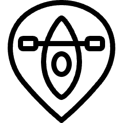 Style Three Pin Kayak 1 Icon from Ultimate Light Set