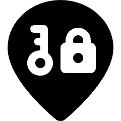 Style Three Pin Key Lock Icon from Ultimate Bold Set