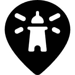 Style Three Pin Lighthouse Icon from Ultimate Bold Set