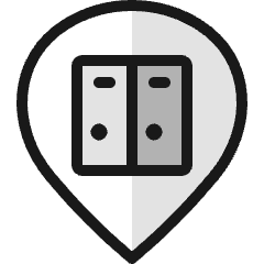 Style Three Pin Locker Icon from Ultimate Colors Set