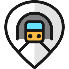 Style Three Pin Metro Icon from Ultimate Colors Set