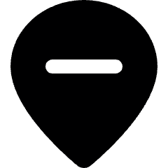 Style Three Pin Minus Icon from Ultimate Bold Set