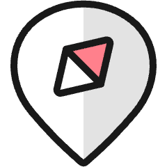 Style Three Pin Navigation Location 1 Icon from Ultimate Colors Set