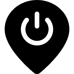 Style Three Pin Power Button Icon from Ultimate Bold Set