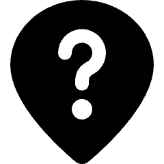 Style Three Pin Question Icon from Ultimate Bold Set