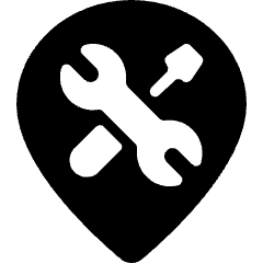 Style Three Pin Repair Tool Icon from Ultimate Bold Set