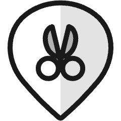 Style Three Pin Scissors Icon from Ultimate Colors Set