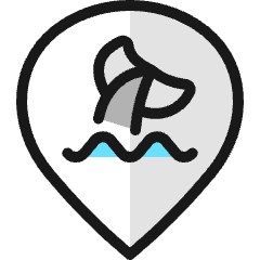 Style Three Pin Shark Icon from Ultimate Colors Set