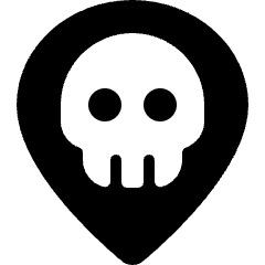 Style Three Pin Skull Icon from Ultimate Bold Set