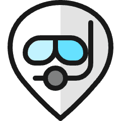 Style Three Pin Snorkel Icon from Ultimate Colors Set