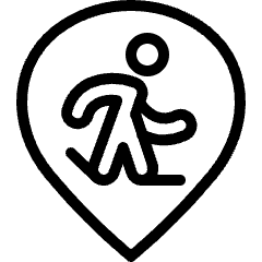 Style Three Pin Snow Walking Icon from Ultimate Light Set