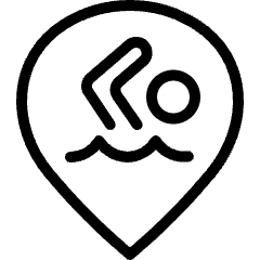 Style Three Pin Swimming Icon from Ultimate Light Set