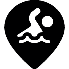 Style Three Pin Swimming Icon from Ultimate Bold Set