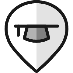 Style Three Pin Table Icon from Ultimate Colors Set