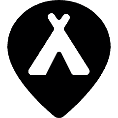 Style Three Pin Tent Icon from Ultimate Bold Set