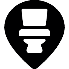 Style Three Pin Toilet Icon from Ultimate Bold Set