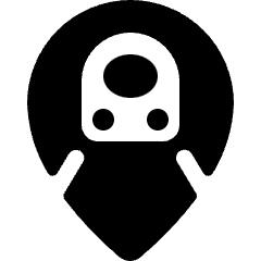 Style Three Pin Train Alternate Icon from Ultimate Bold Set