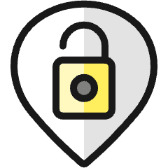 Style Three Pin Unlock Icon from Ultimate Colors Set