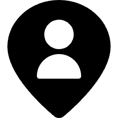 Style Three Pin User Icon from Ultimate Bold Set
