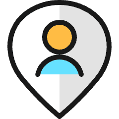 Style Three Pin User Icon from Ultimate Colors Set