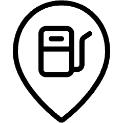 Style Two Pin Gas Icon from Ultimate Light Set
