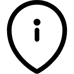 Style Two Pin Information Icon from Ultimate Regular Set
