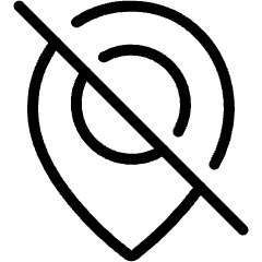 Style Two Pin Off Map Icon from Ultimate Light Set