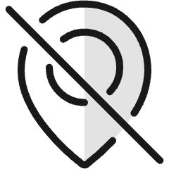 Style Two Pin Off Map Icon from Ultimate Colors Set