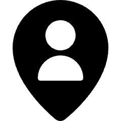 Style Two Pin User Icon from Ultimate Bold Set