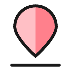 Pin Location Icon from Ultimate Colors Set